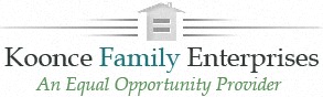 the logo for the konoce family embrace an equal opportunity provider
